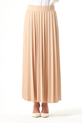 Beiege Waisted Pleated Midi Skirt - Skirt